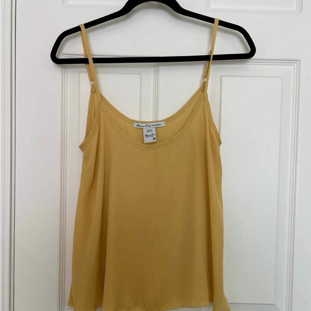 American Rag Gold Camisole Relaxed Top